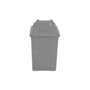 Cesto de Lixo 60 L Quad Basculante Cinza