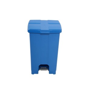 Cesto de Lixo 60 L Quad Pedal Azul