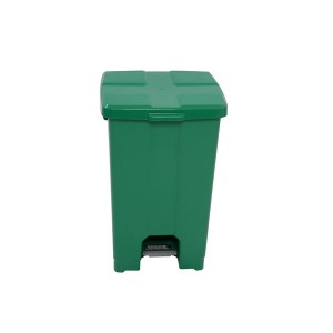Cesto de Lixo 60 L Quad Pedal Verde
