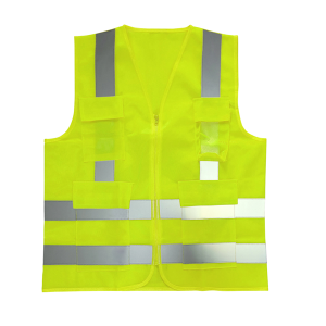 Colete Refletivo Blusão Amarelo Fluorescente 4 Bolsos EG - Volk