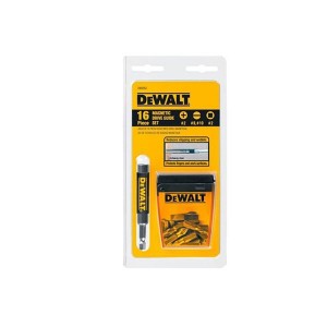 Jogo de Ponta com Guia Magnética para Parafusar com 16 Pçs - Dewalt