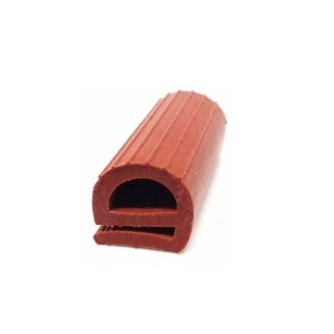 Perfil de Silicone Tipo Forno Vermelho Pequeno (Vendido por Metro)