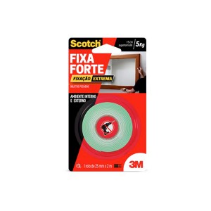 Fita 3M Scotch Fixa Forte Extreme - 24mm x 2m - 3M