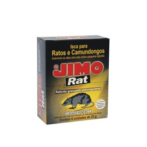 Raticida Estojo c/ 4 Saquinhos 25G