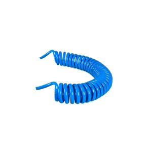 Mangueira Espiral de Pu Azul 6.0 x 4.0mm x 10 Metros s/Terminal
