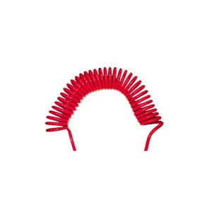 Mangueira Espiral de Pu Vermelha 8.0 x 5.0mm x 15 Metros s/Terminal - SG