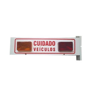Sinalizador Garagem Plástico Led Sonoro