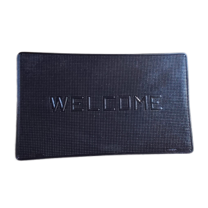 Tapete de Borracha Welcome Preto 45cm x 75cm